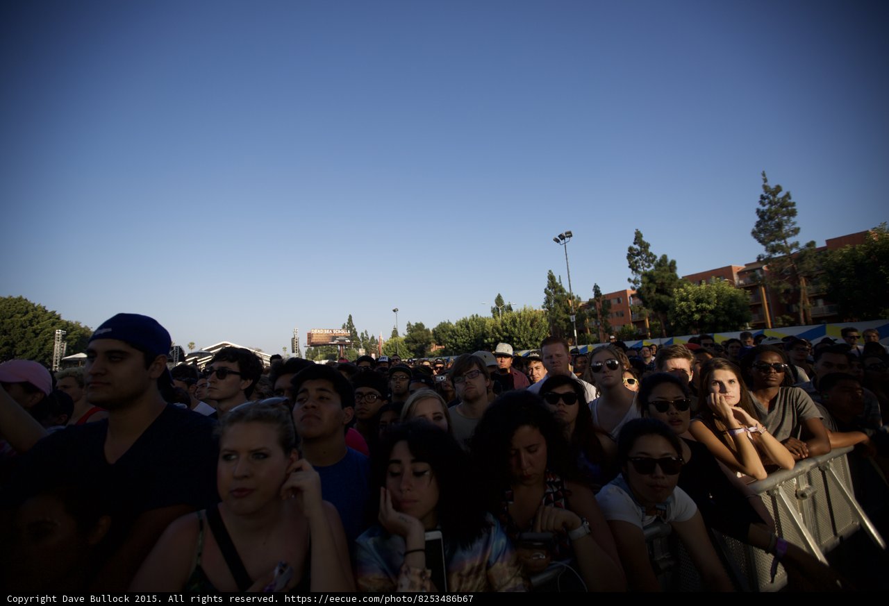 Front Row Crowd at FYF
