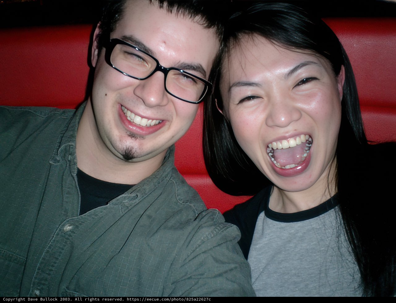 Smiling couple at Tokyo Metropolitan Government Office