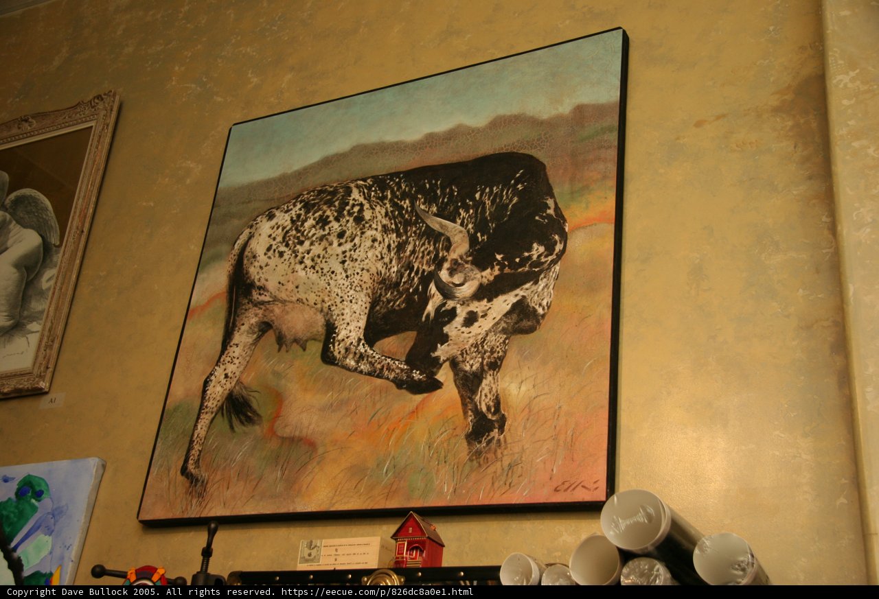 Bull's Artistic Portrait