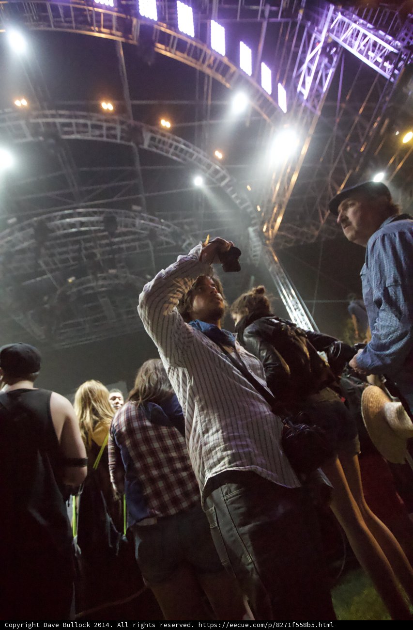 Snap Happy Crowd at Coachella Concert
