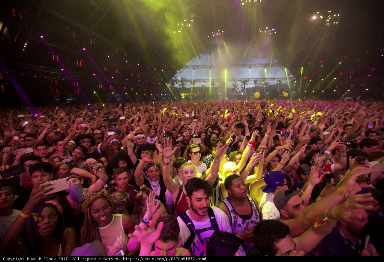 Coachella Crowd Goes Wild