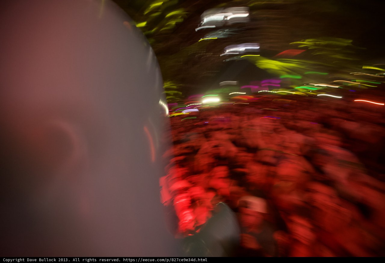 Blurred Urban Light Drama at Coachella