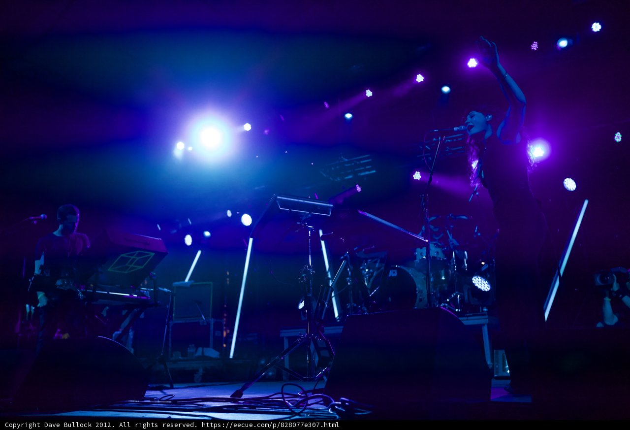 Rocking Out Under The Purple Haze