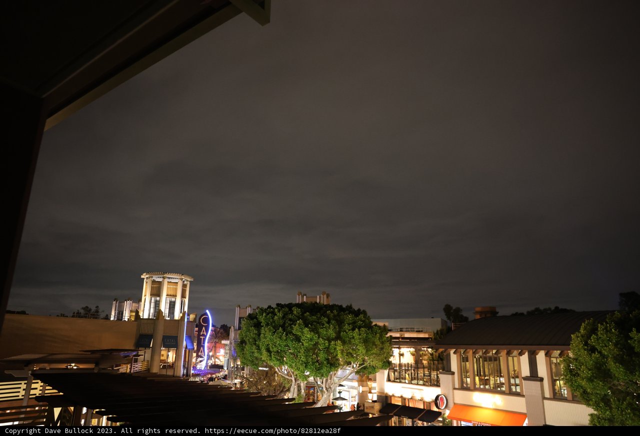 Disneyland Shopping District Evening Atmosphere