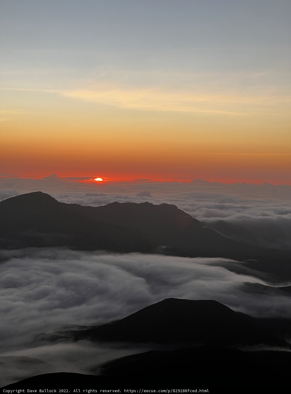 Dawn Breaks Over Haleakalā