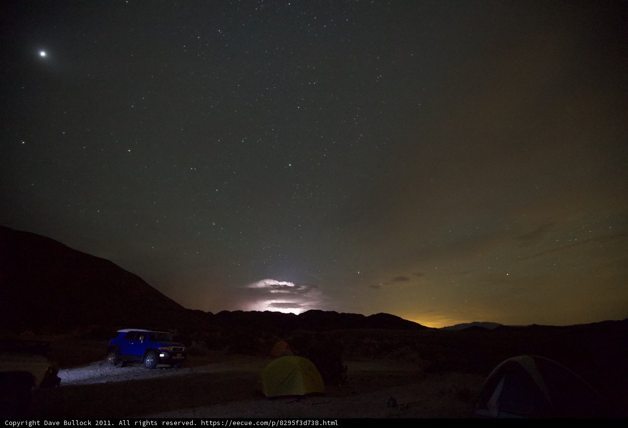 Nighttime Camping Adventure