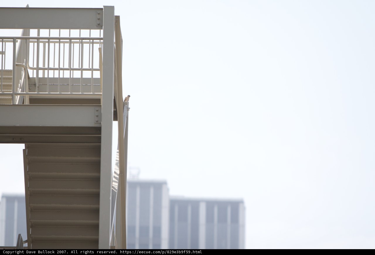 Skateboarder Takes On Staircase Handrail