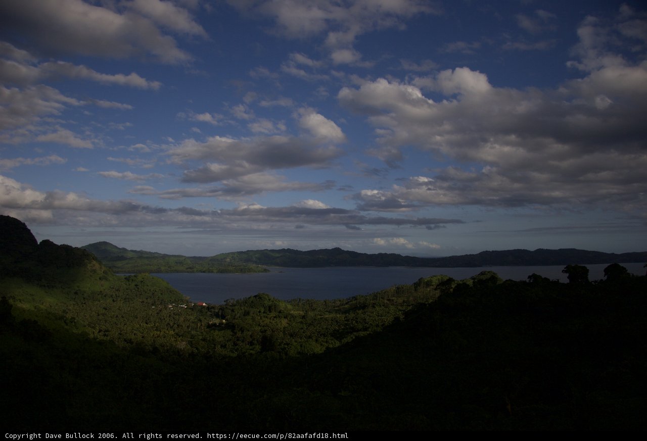 Serene Scenery from a Fiji Hilltop