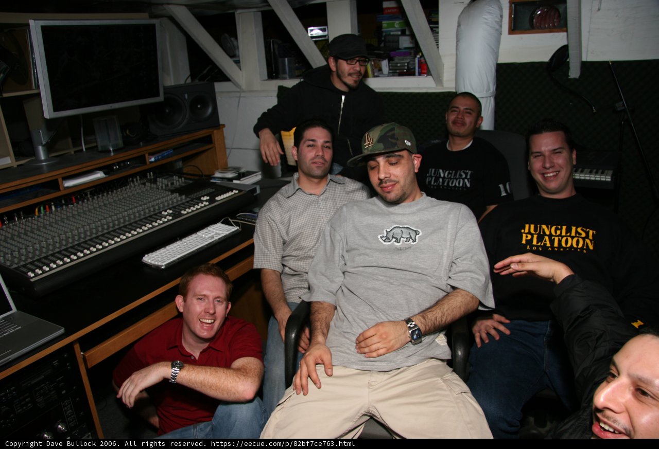 In the Studio with Justin F and the Boys