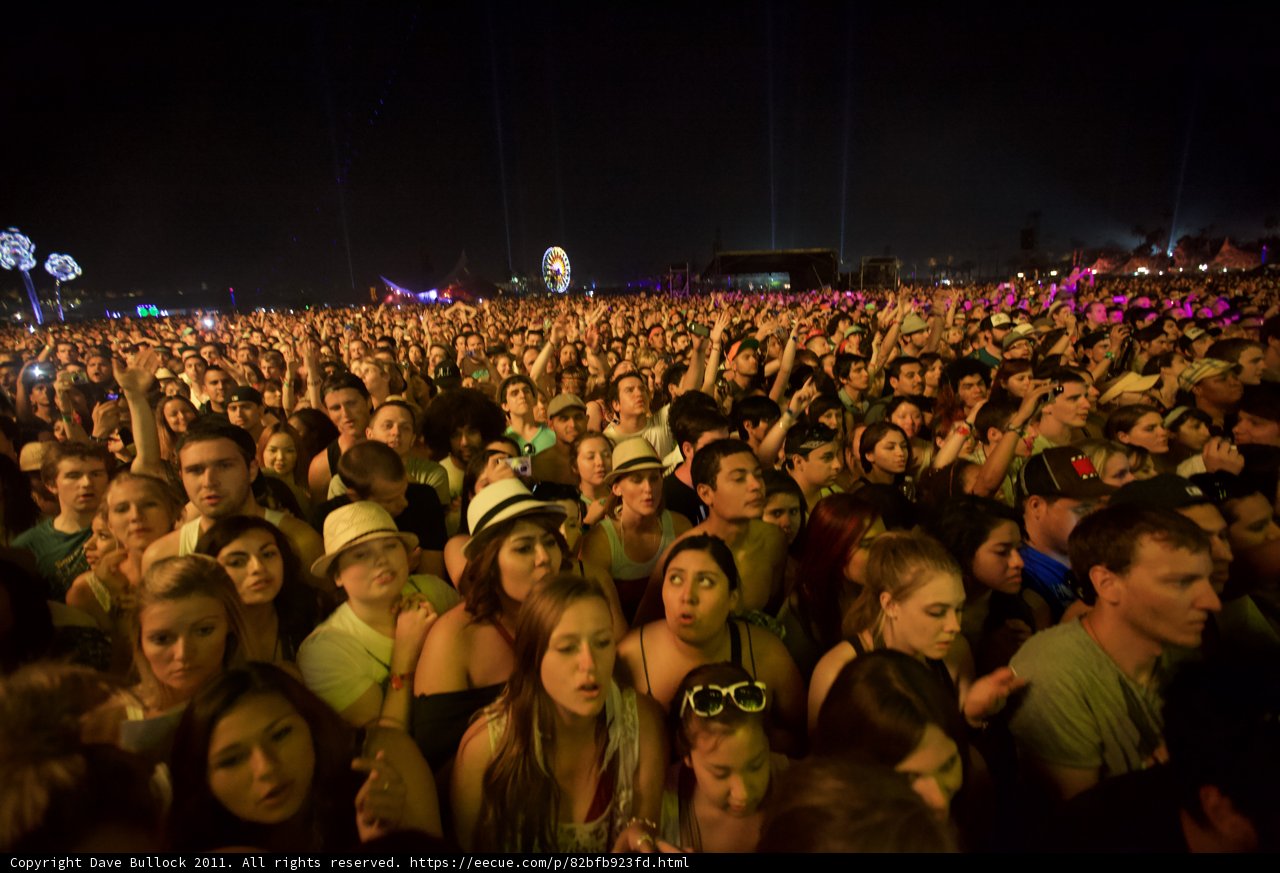 Coachella 2011 Night Sky