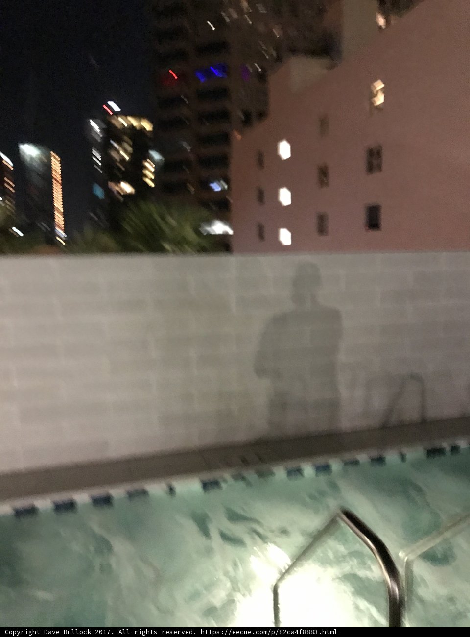 Shadow by the Pool