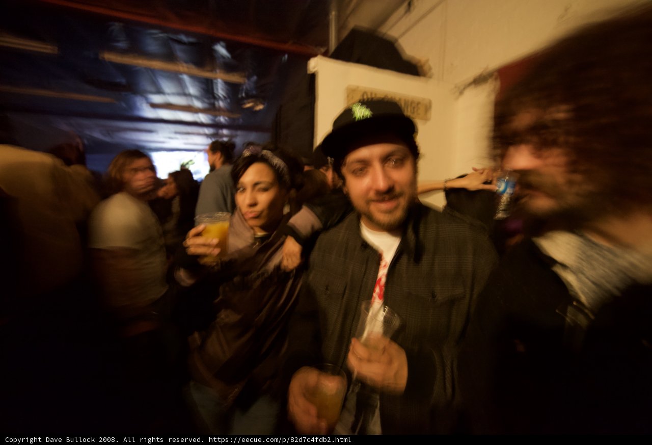 Blurry Nightlife at the Hanukkah Dubstep Party