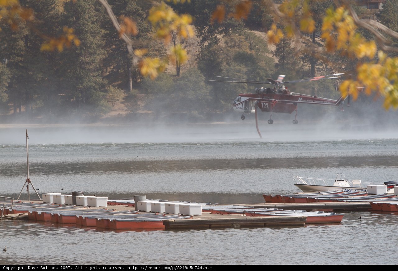 Helicopter View of Boats on Lake