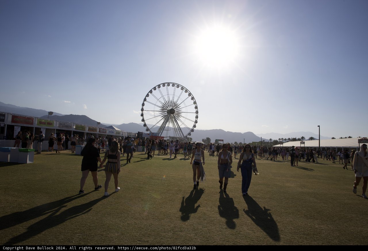 Sunset Festivities at Coachella 2024