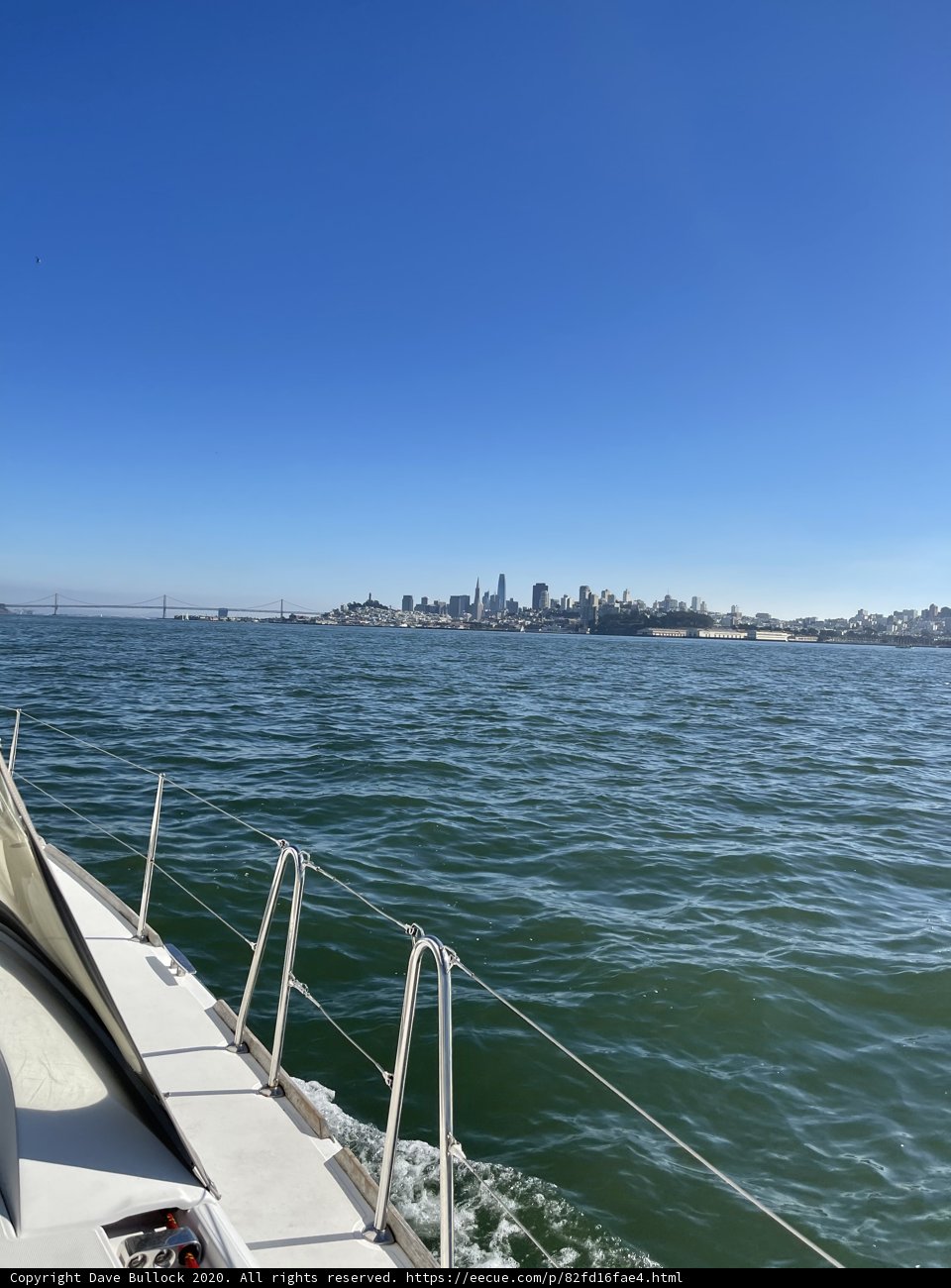 Sailing into the San Francisco Bay