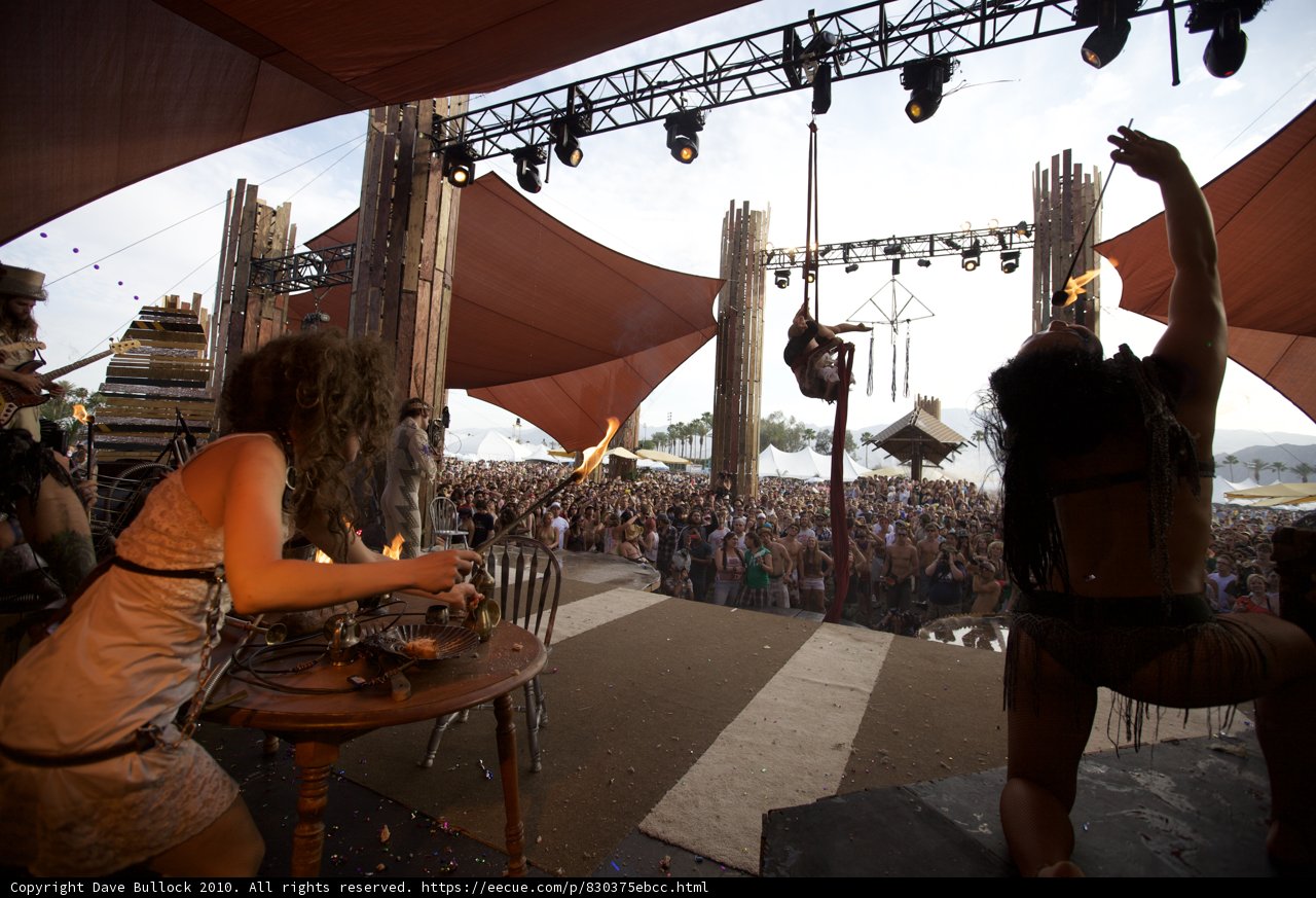 Stage Performance with a Crowd