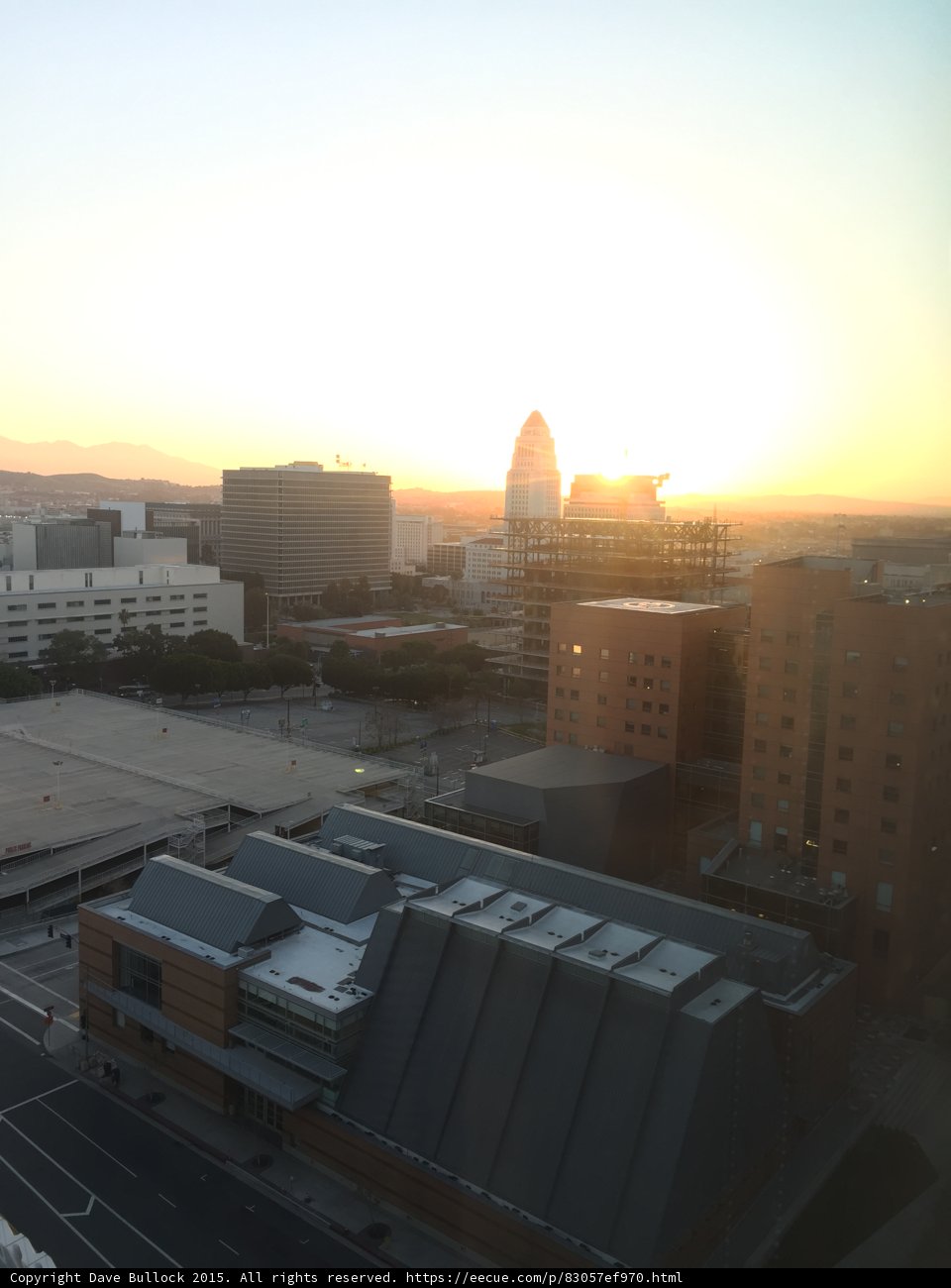 Morning Light on Downtown Los Angeles