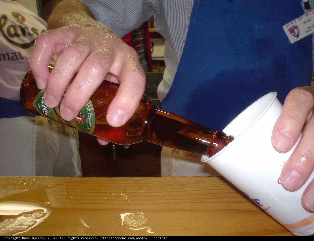 Pouring a Cold One