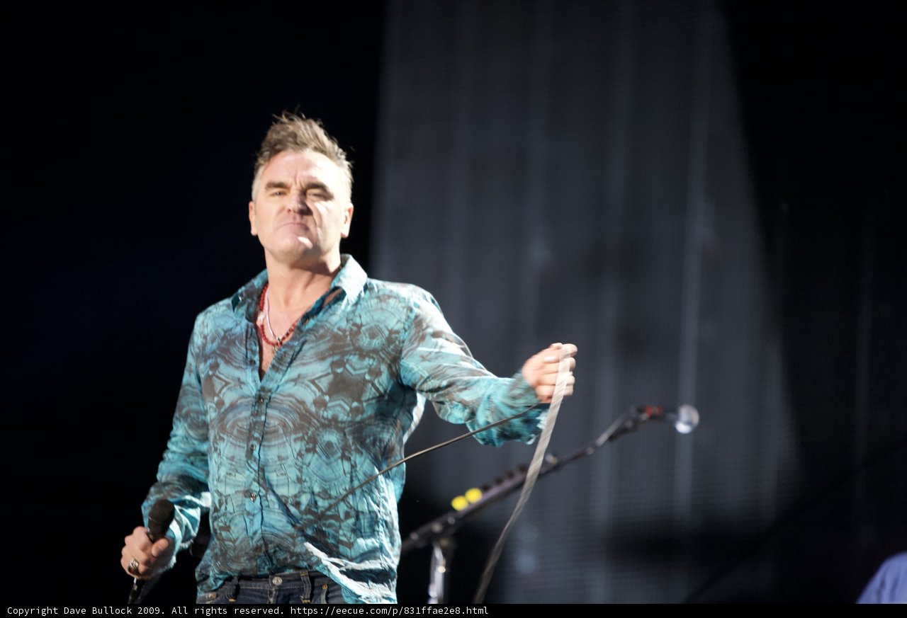 Morrissey Rocks the Stage at Coachella 2009
