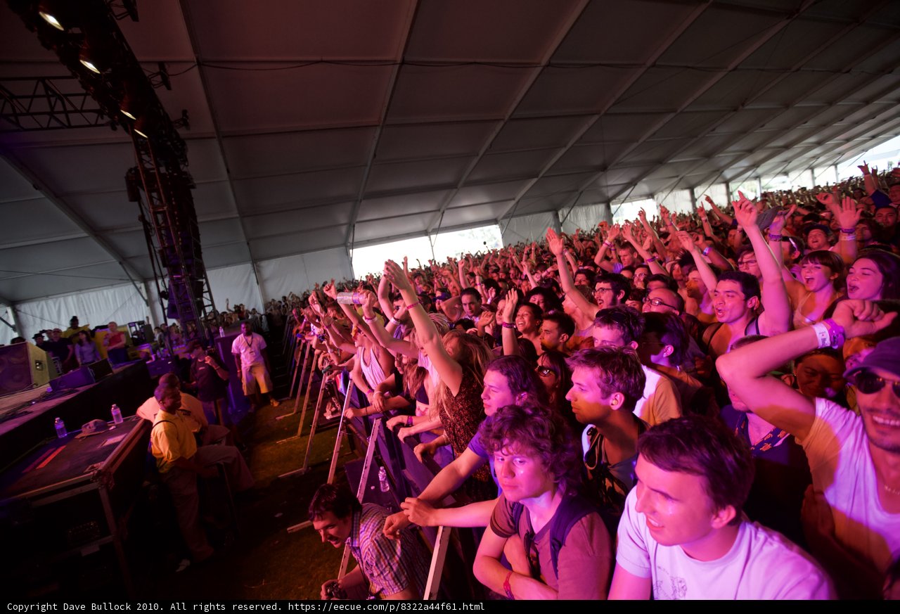Urban Concert Crowd at 2010 Coachella