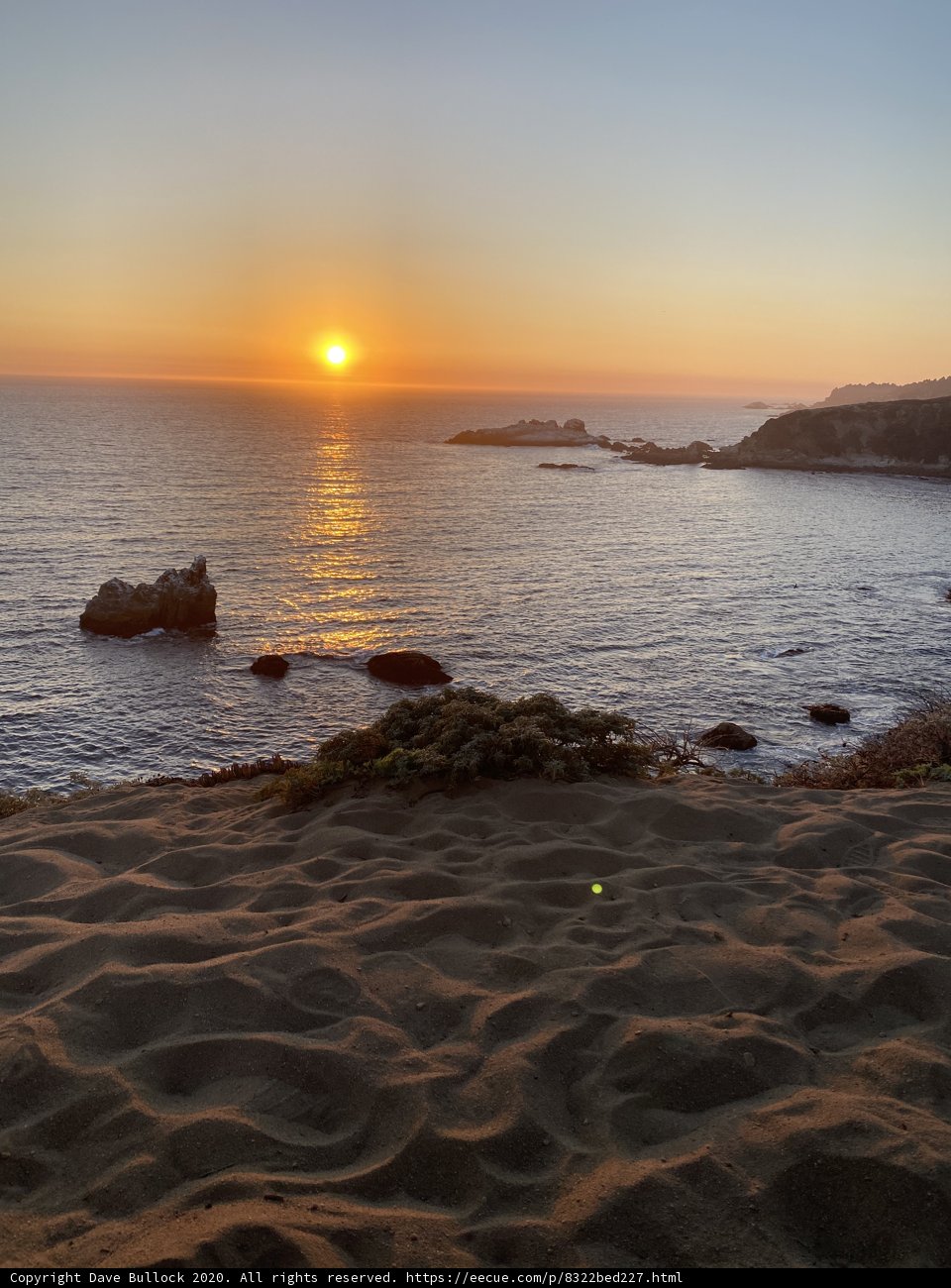 Magical Sunset over Jenner Beach