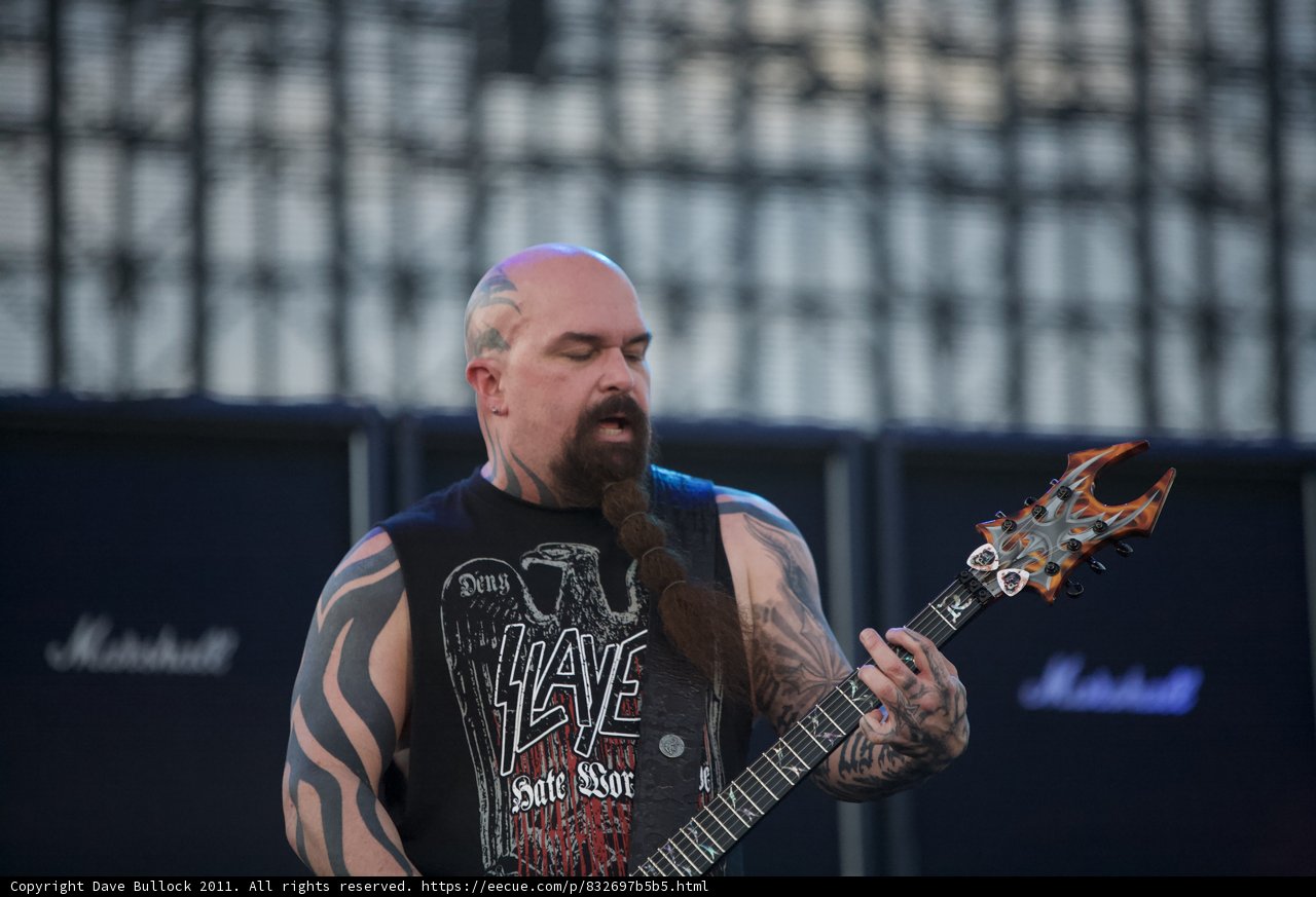 Kerry King Rocks the Crowd with His Electric Guitar