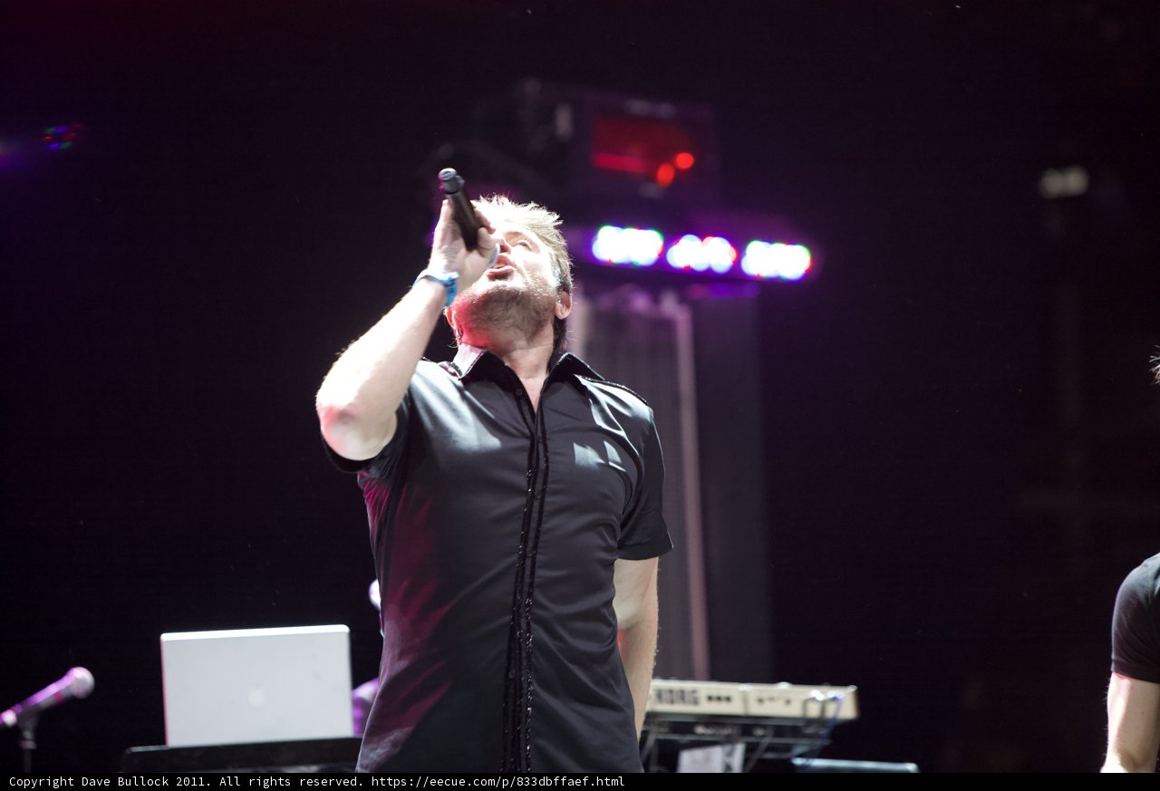 Édgar Ramírez performing at Coachella 2011