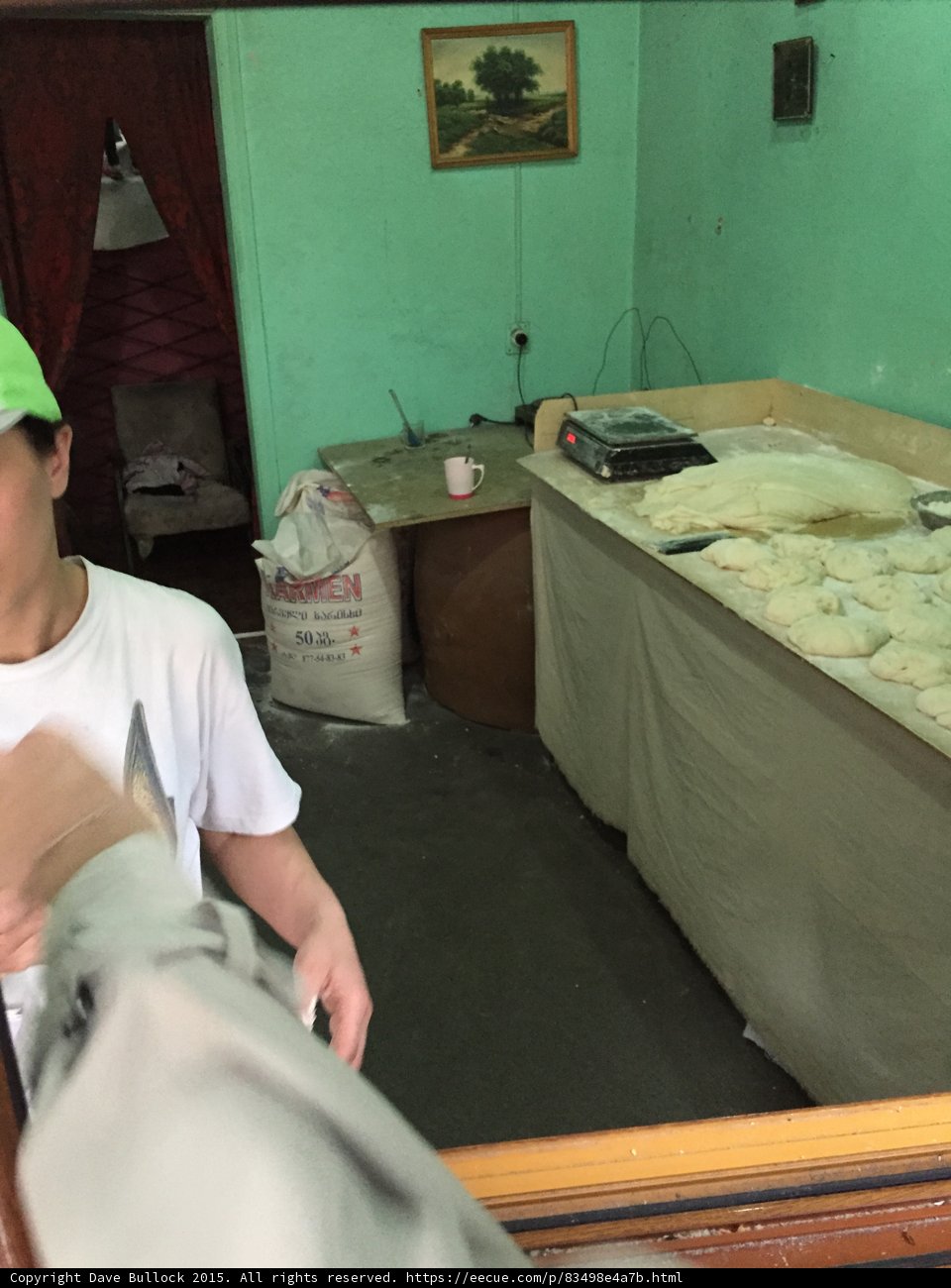 Baker Preparing Bread Dough