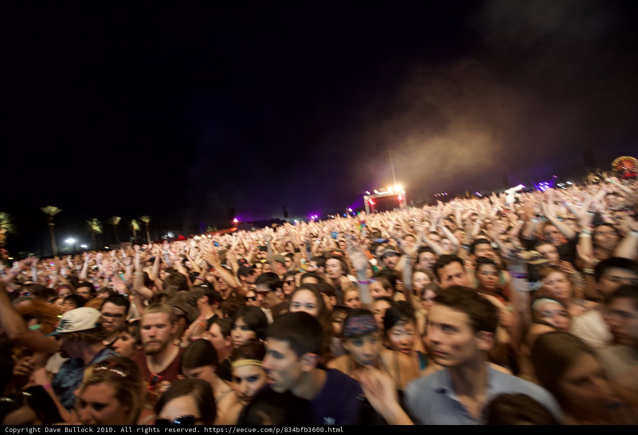 Coachella Nights: A Sea of Faces Under the Starry Sky