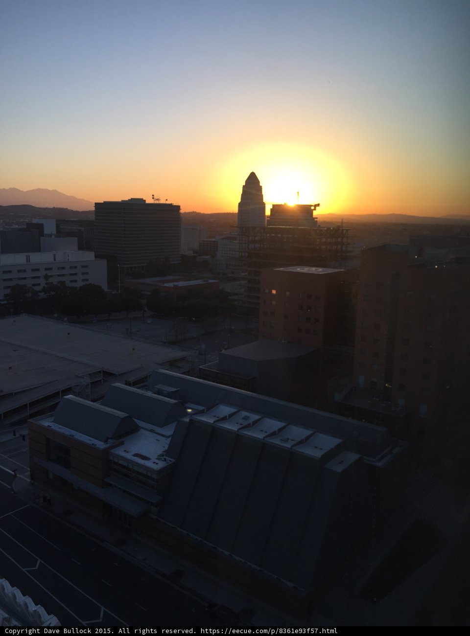 Sunrise Over LA City Hall