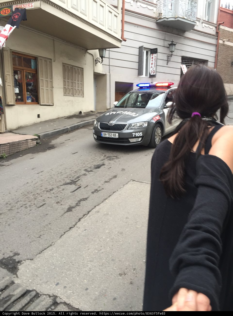 Georgian Police Car Encounter