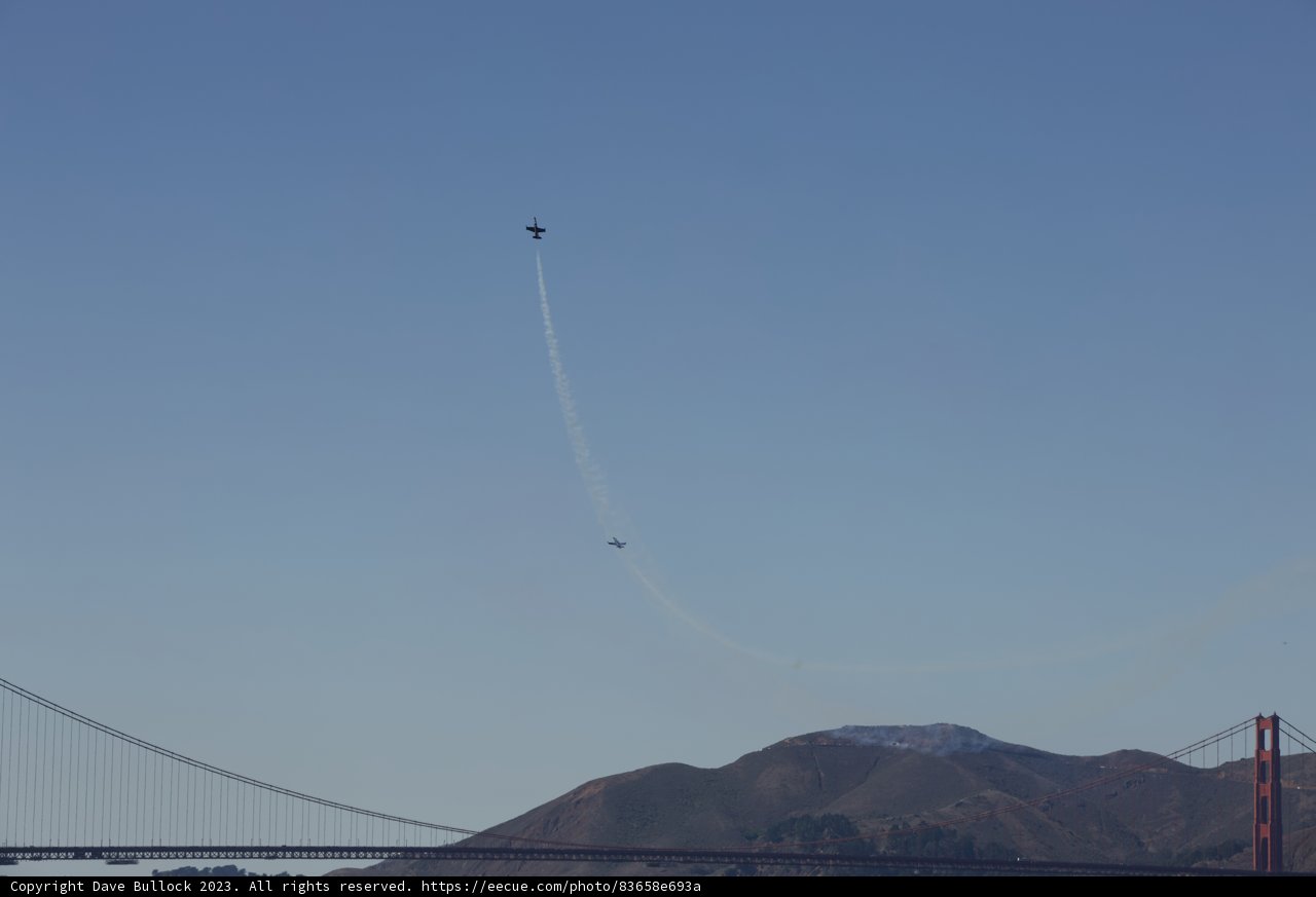 Air Duel Over Scenic San Francisco