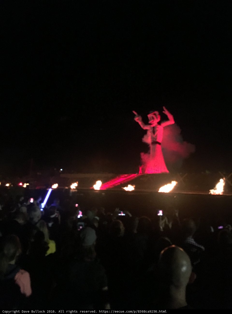 Fire Show Lights Up the Night Sky at Fort Marcy Ballpark