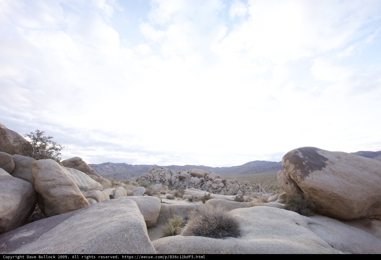 Rocky Terrain in Joshua Tree National Park