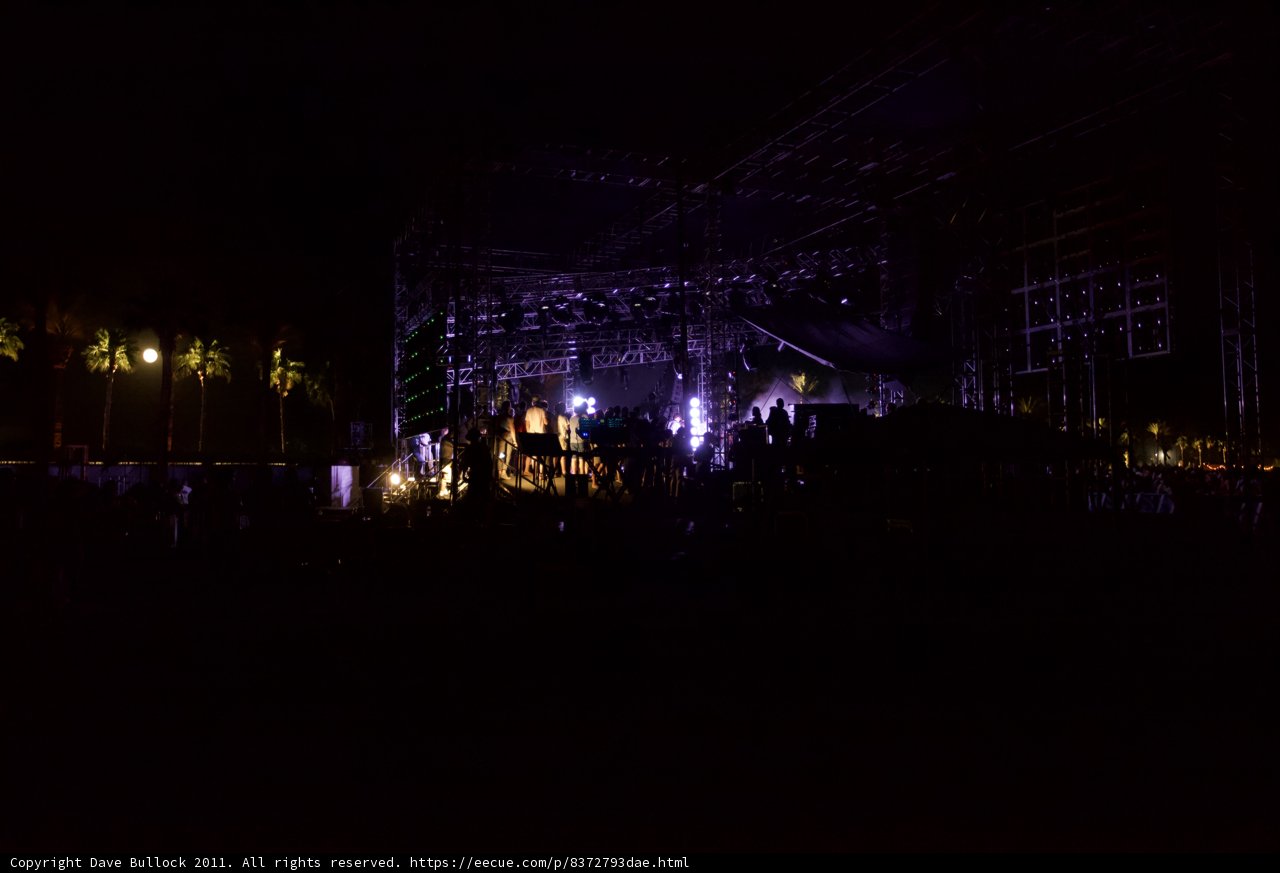 Nighttime Performance at Coachella 2011