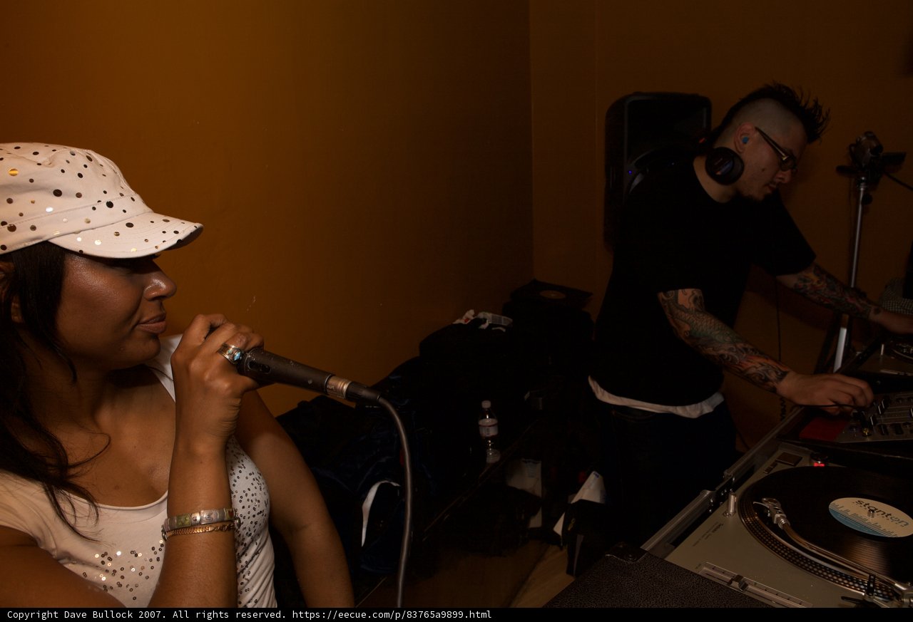 Musical Duo in Stylish Headgear
