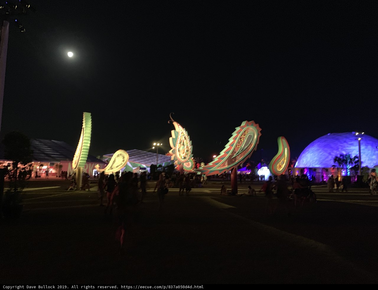 Illuminated Wonders at Coachella Music Festival