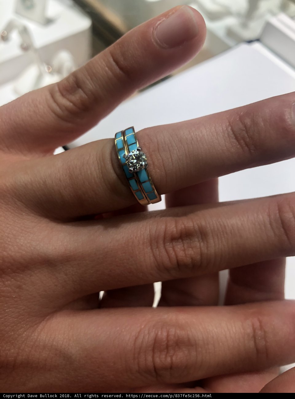 Blue Stone Elegance