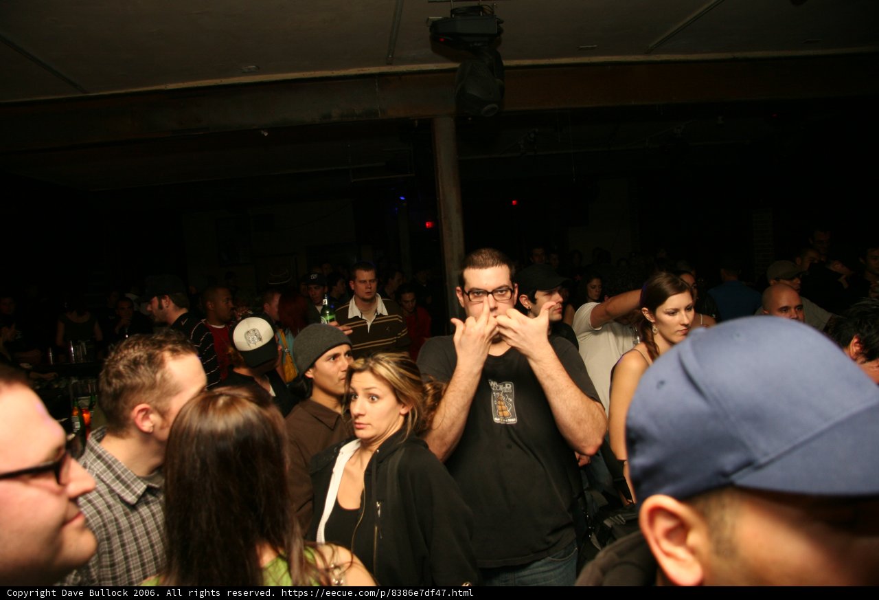 Party-goers Strike a Pose