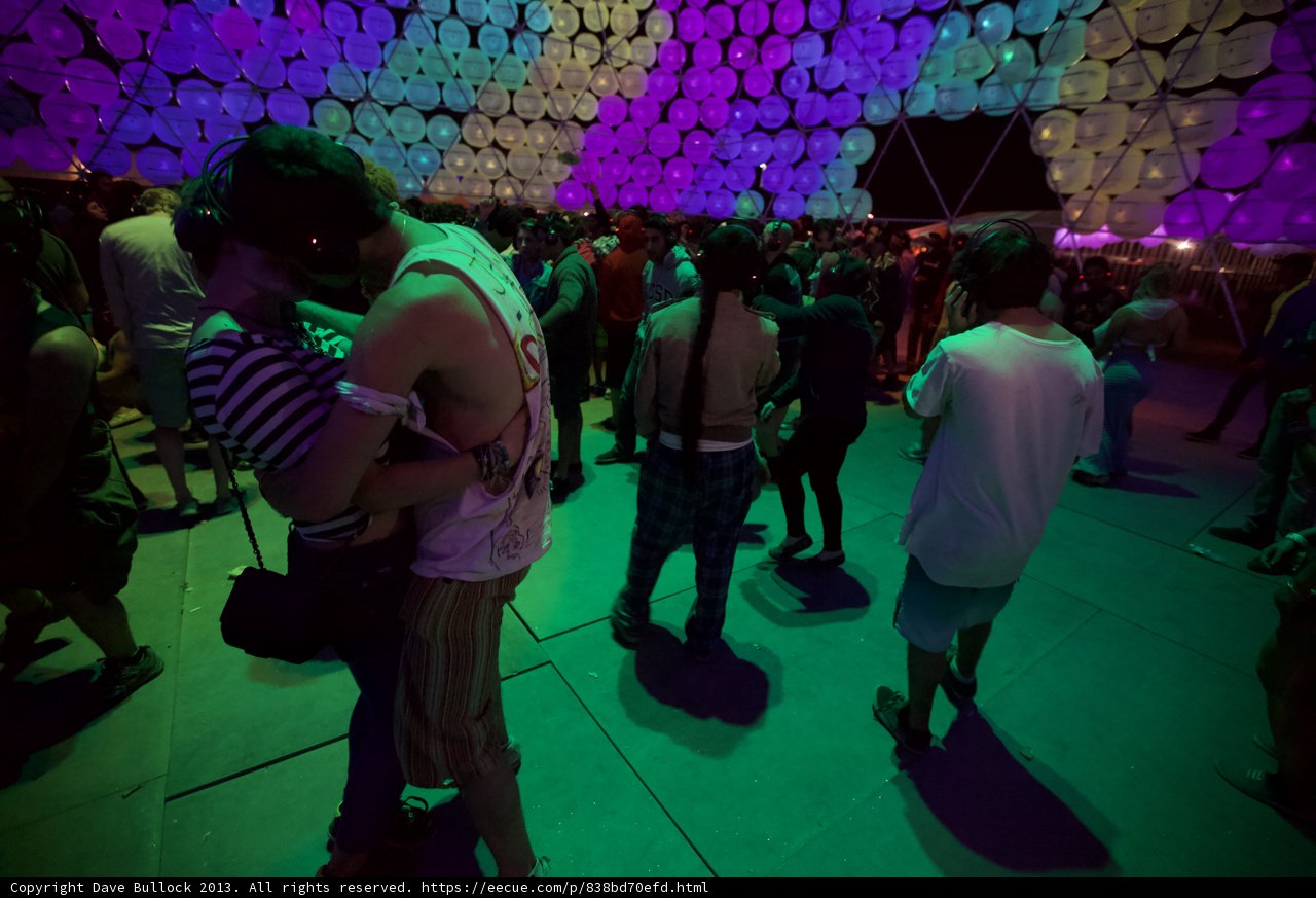 Colorful Nightlife at Coachella