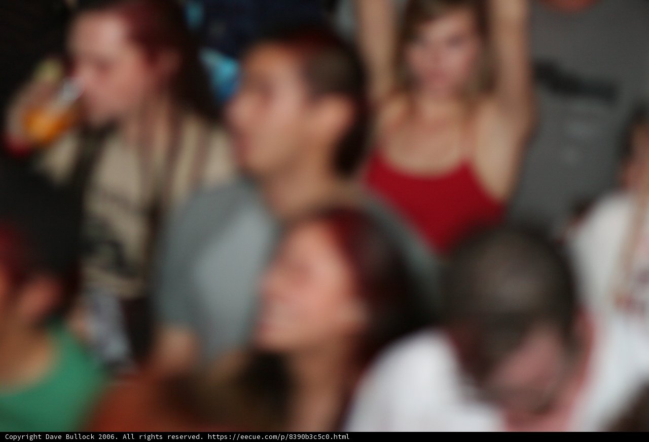 Blurry Nightlife Scene Captures Clubgoers in 2006