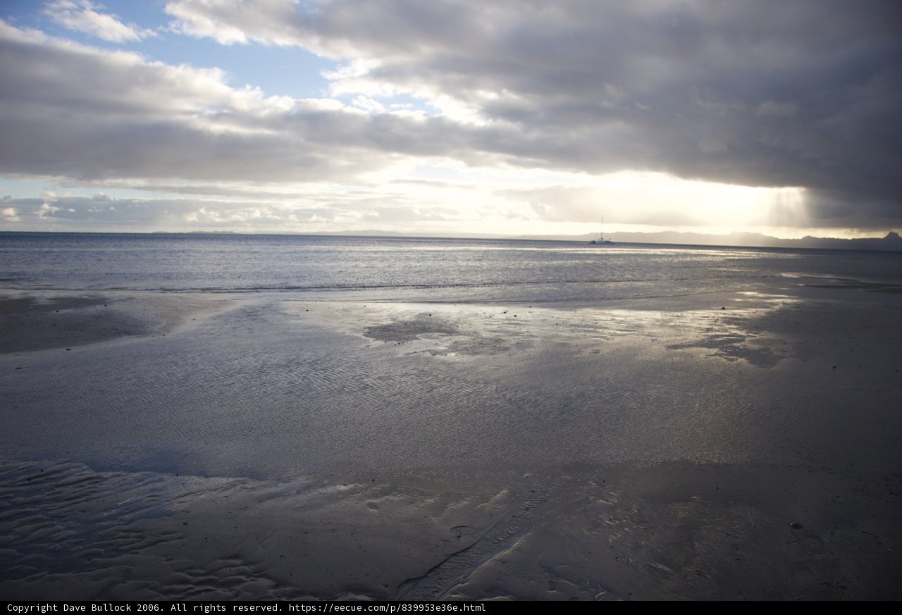 Cloudy Beachscape