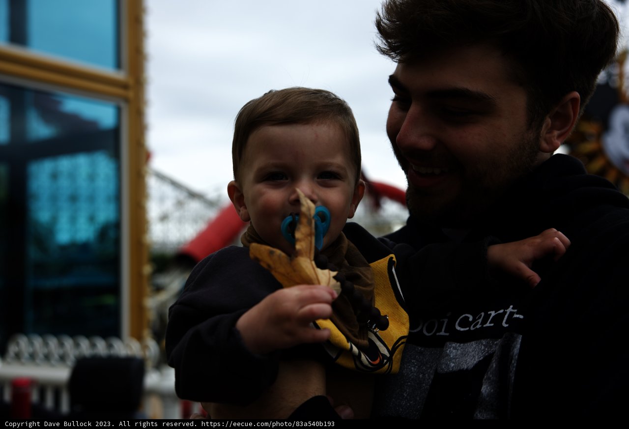 A Sweet Moment at Disneyland