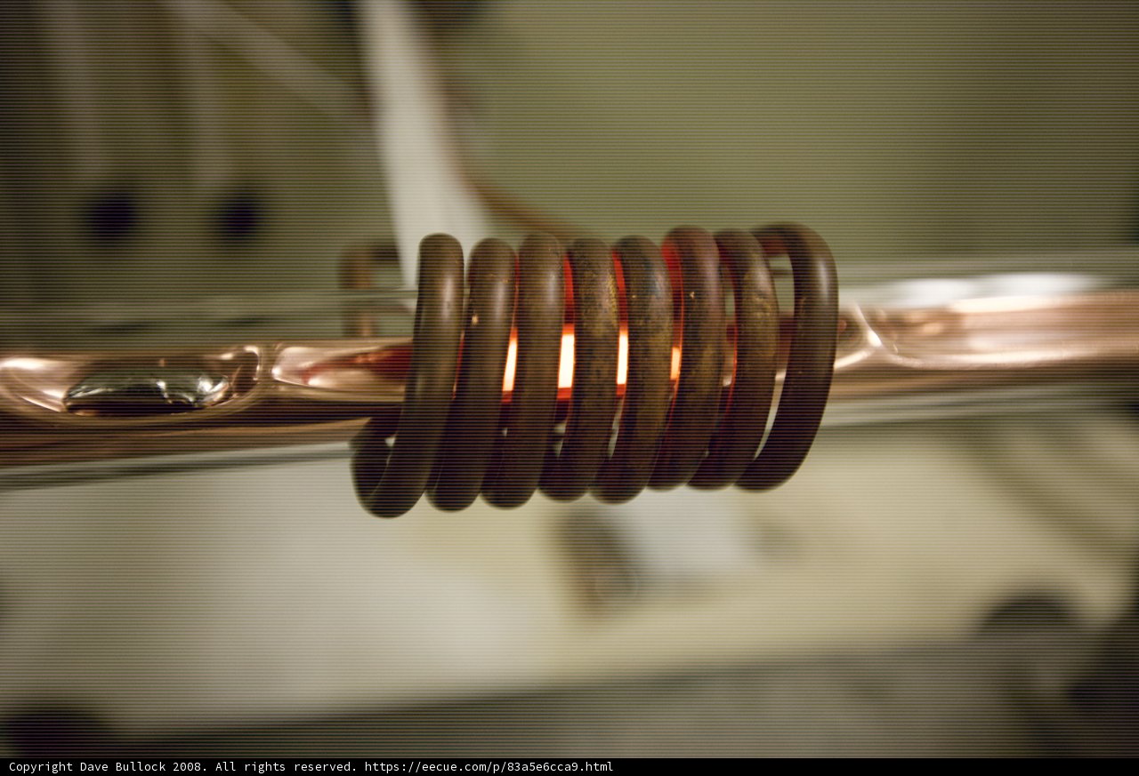 Copper Wire Coil Close-Up