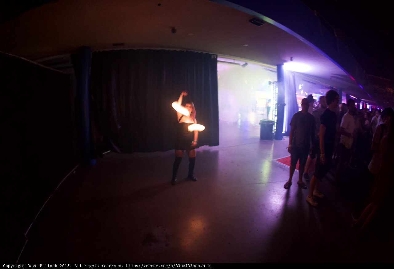 Fire Spinner Mid-Spin