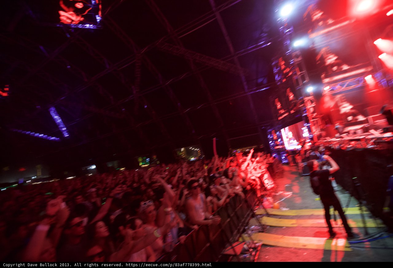 Urban Lights: A Concert Crowd