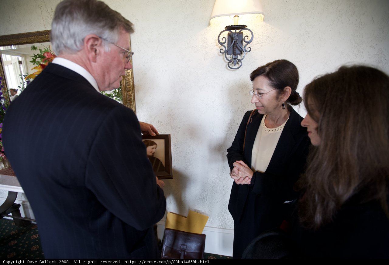 Funeral Reception Conversation