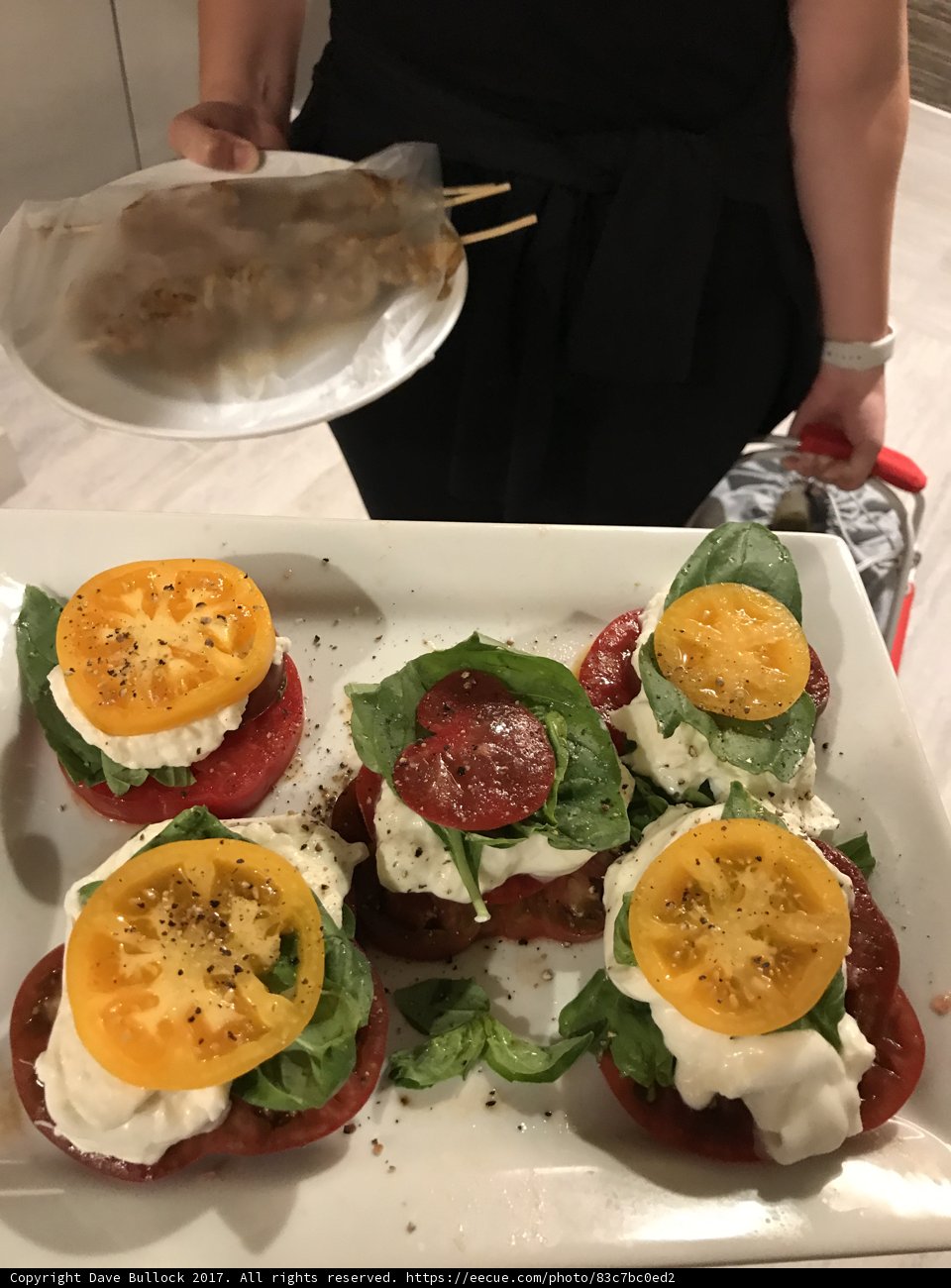 Caprese Delight on a Plate
