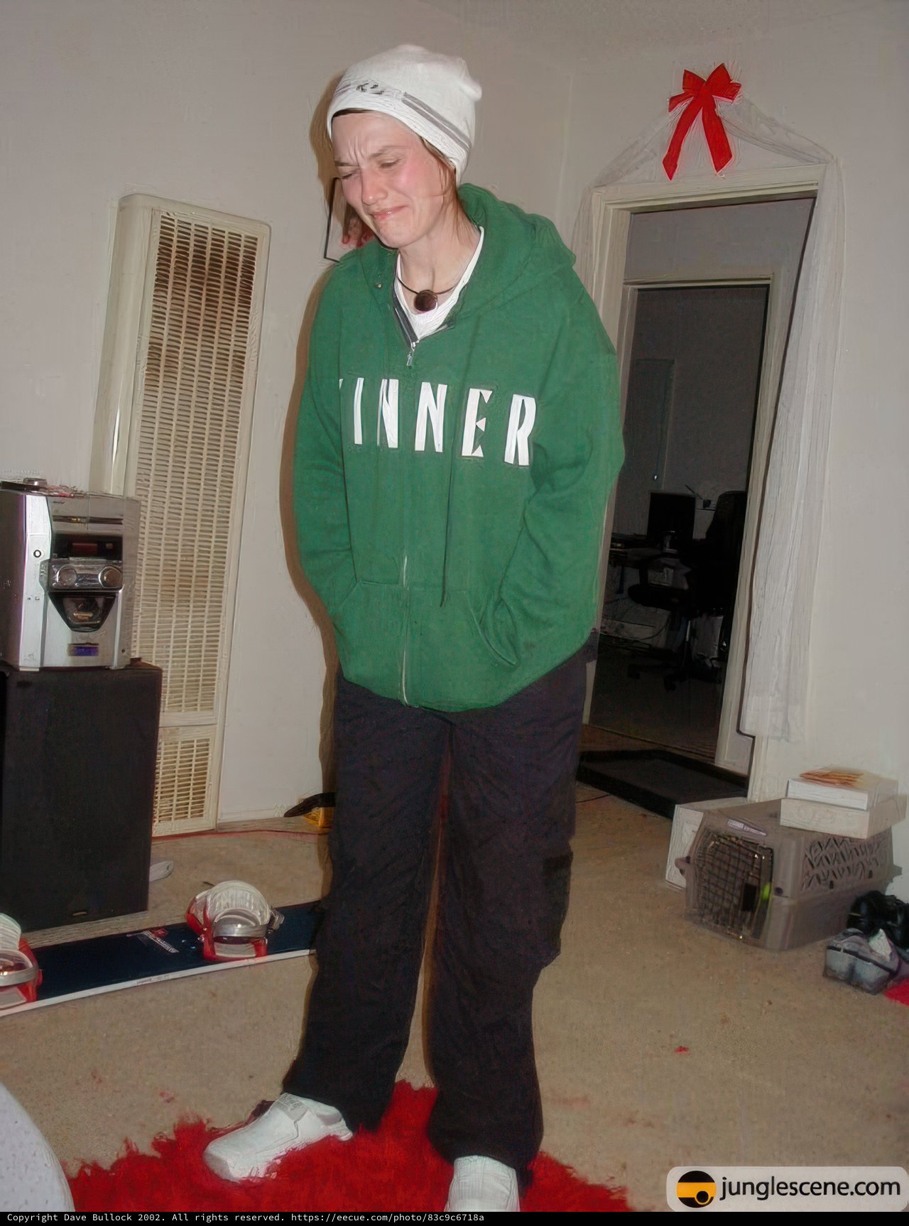 Green Hoodie Lady