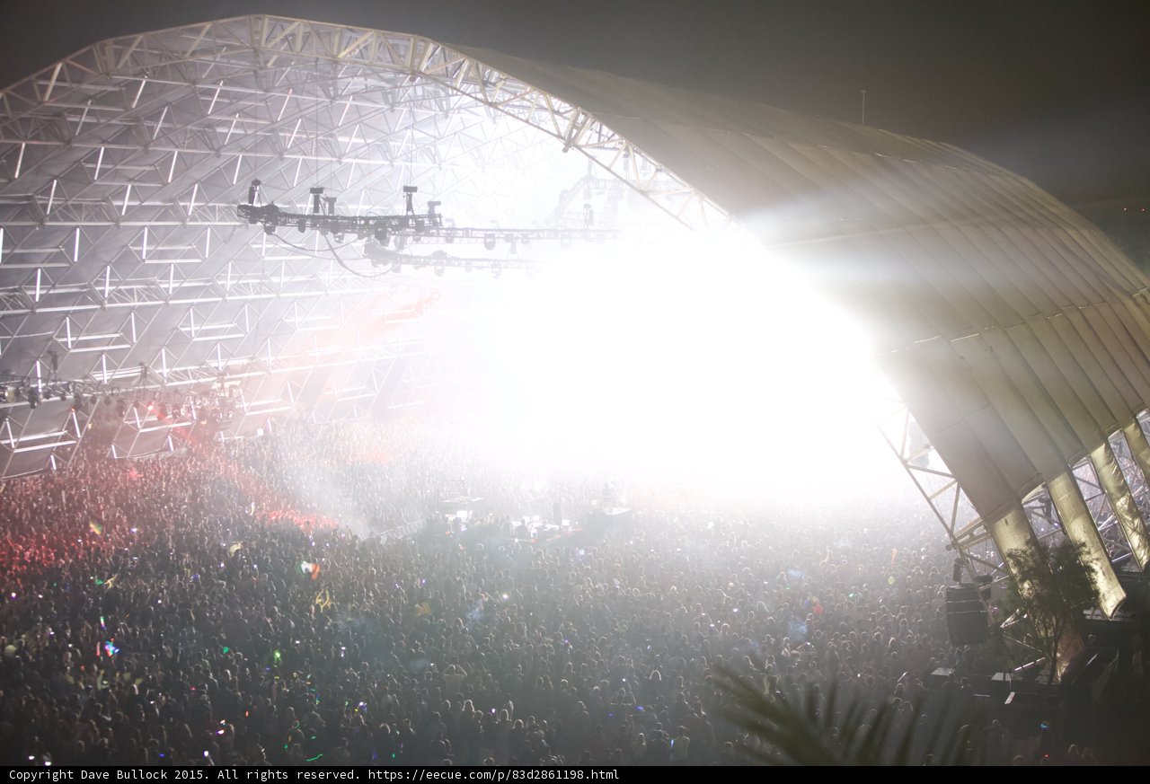 Lights and Crowds at Coachella 2015